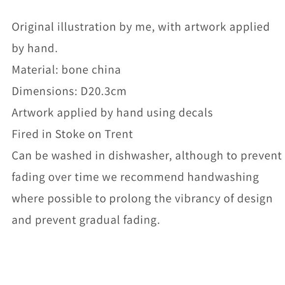 Jimbobart Cake My Face! Side Plate - Picture 6 of 6